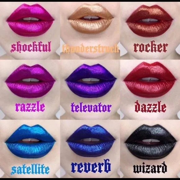 13 Kat Von D Glimmer Veil LipsticksSuper Sonic,Satellite, Shockful, Etc NEW